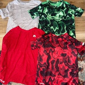 Size 4/5 & 6/7 Kids' drifit T-Shirts - Red, Green, Gray